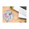Tapis de souris Lama gris - miniature variant 1