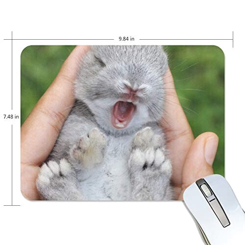 Tapis de souris Lapin multicolore 190x250 mm