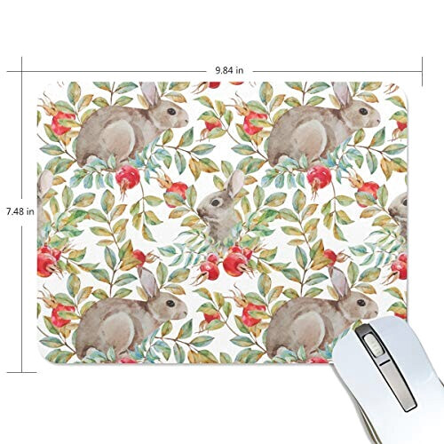 Tapis de souris Lapin multicolore 190x250 mm