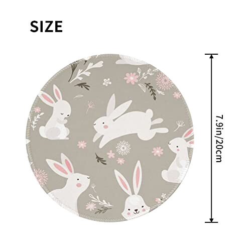 Tapis de souris Lapin noir variant 1 