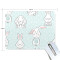 Tapis de souris Lapin multicolore 25x19 cm - miniature