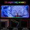 Tapis de souris Léopard bleu XXL LED 900x400 mm - miniature variant 2