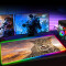 Tapis de souris Léopard  x  x  XXL LED 1000x500 mm - miniature