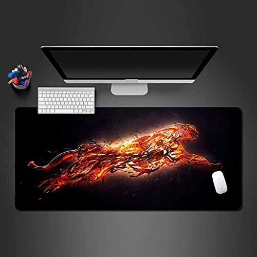 Tapis de souris Léopard XXL 800x300 mm