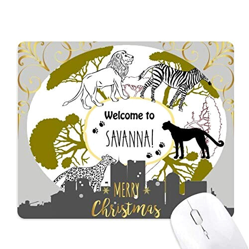 Tapis de souris Léopard multicouleur 18x22 cm