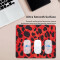 Tapis de souris Léopard motif - rouge 18x22 cm - miniature variant 3