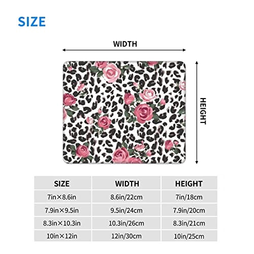 Tapis de souris Léopard motif rose mignon 18x22 cm variant 0 