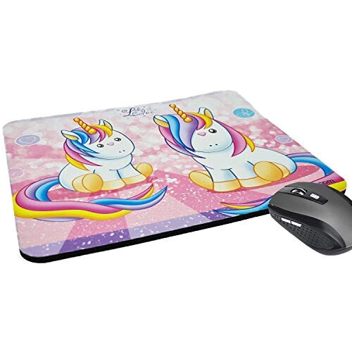 Tapis de souris Licorne rose 235x195 mm variant 1 