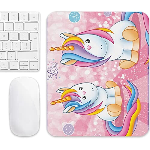 Tapis de souris Licorne rose 235x195 mm variant 3 