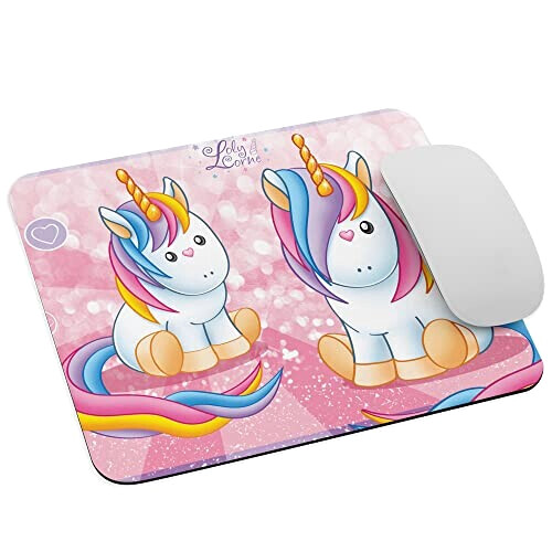 Tapis de souris Licorne rose 235x195 mm variant 4 