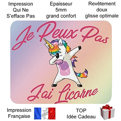 Tapis de souris Licorne 235x195 mm variant 1 