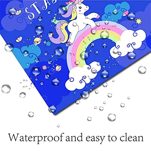 Tapis de souris Licorne couleurées 24x20 cm variant 3 