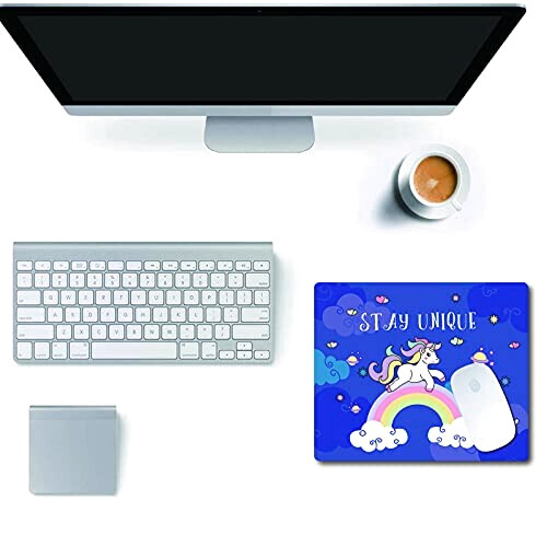 Tapis de souris Licorne couleurées 24x20 cm variant 5 