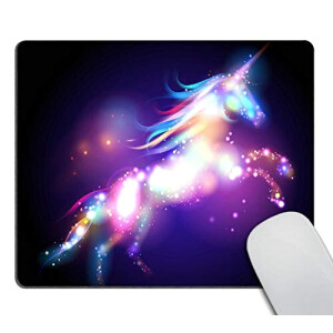 Tapis de souris Licorne multicolore 240x200 mm