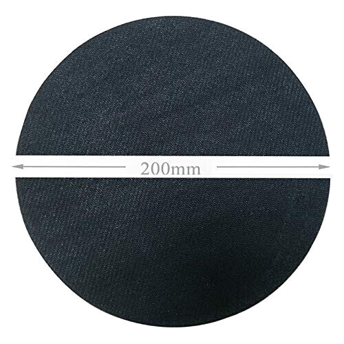 Tapis de souris Licorne fleur noire 20x20 cm variant 3 