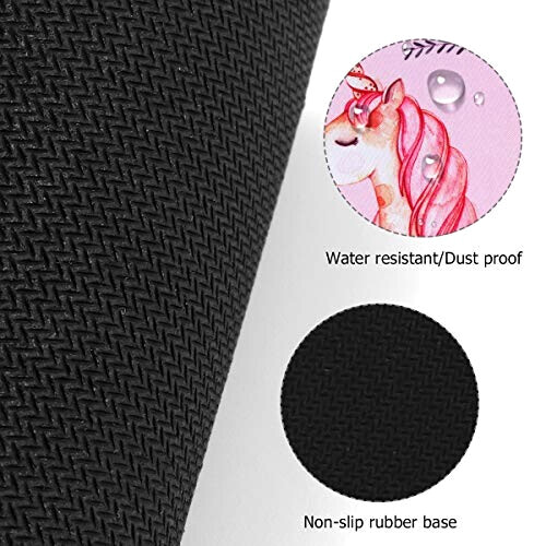 Tapis de souris Licorne rose 20x20 cm variant 4 