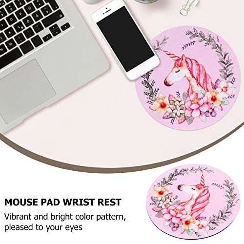 Tapis de souris Licorne rose 20x20 cm variant 5 