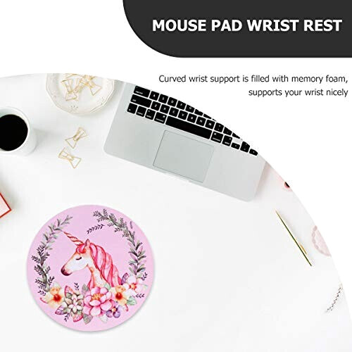 Tapis de souris Licorne rose 20x20 cm variant 6 