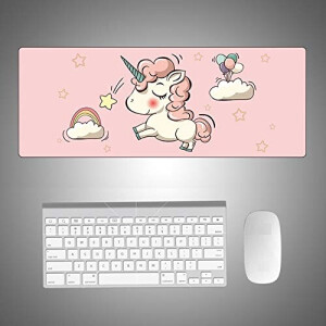 Tapis de souris Licorne rose 800x300 mm