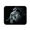 Tapis de souris Lion noir et blanc 200x240 mm - miniature