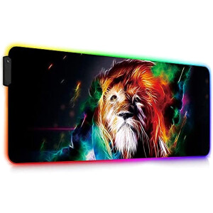 Tapis de souris Lion XXL LED 800x300 mm