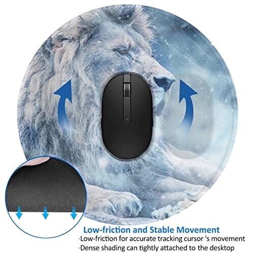 Tapis de souris Lion bleu,bleu variant 2 