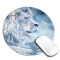 Tapis de souris Lion bleu,bleu - miniature variant 1