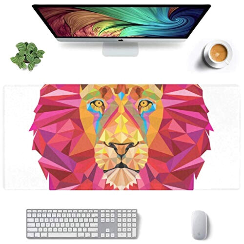 Tapis de souris Lion noire 30x80 cm