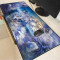 Tapis de souris Loup blanc,noir 400x900 mm - miniature