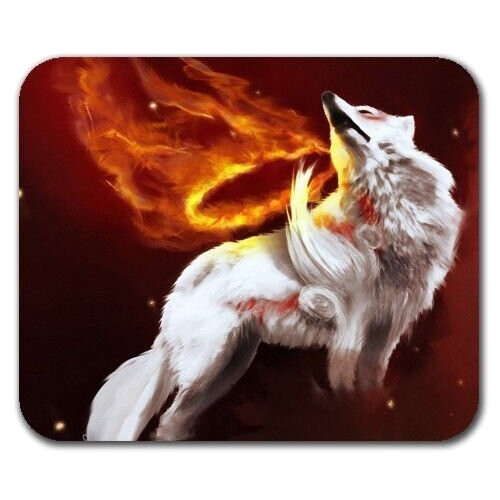Tapis de souris Loup blanc,gris 220x180 mm