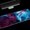 Tapis de souris Loup bleu,violet XXL LED 1000x500 mm - miniature