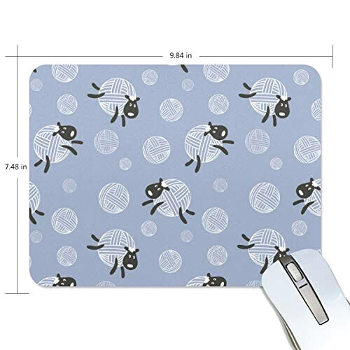 Tapis de souris Mouton multicolore 190x250 mm