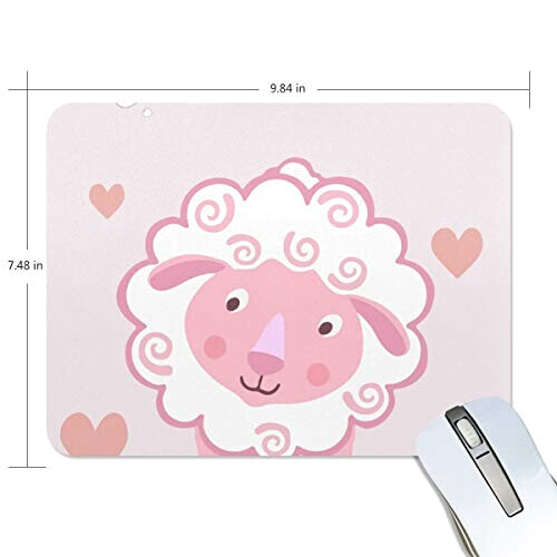 Tapis de souris Mouton multicolore 24.9x19.8 cm