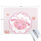 Tapis de souris Mouton multicolore 24.9x19.8 cm - miniature