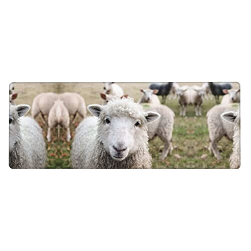 Tapis de souris Mouton noir 80 x 30 80x30 cm