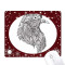 Tapis de souris Oiseau multicouleur 18x22 cm - miniature
