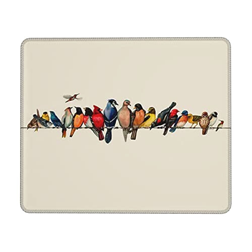 Tapis de souris Oiseau couleuré. 21.1x26.2 cm variant 6 