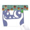 Tapis de souris Oiseau multicouleur 18x22 cm - miniature