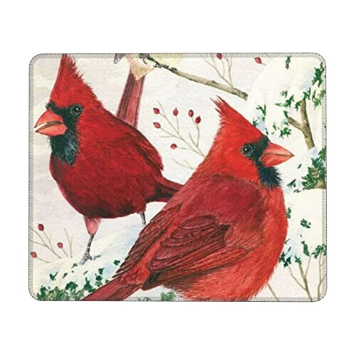Tapis de souris Oiseau noir 18x22 cm