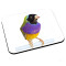 Tapis de souris Oiseau multicouleur 200x240 mm - miniature