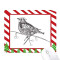 Tapis de souris Oiseau multicouleur 18x22 cm - miniature