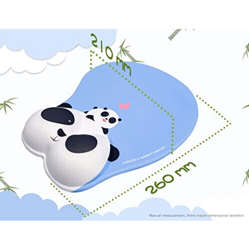 Tapis de souris Panda bleu 26x21 cm variant 4 