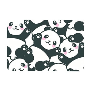 Tapis de souris Panda multicolore 40 x 60 50x80 cm