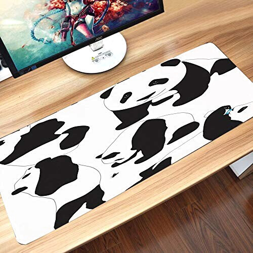 Tapis de souris Panda style 60x35 35x60 cm