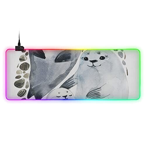 Tapis de souris Phoque multi 80 x 30 80x30 cm