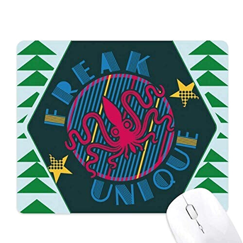 Tapis de souris Pieuvre multicouleur 18x22 cm
