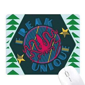 Tapis de souris Pieuvre multicouleur 18x22 cm