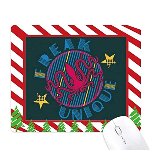 Tapis de souris Pieuvre multicouleur 18x22 cm