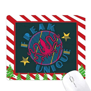 Tapis de souris Pieuvre multicouleur 18x22 cm