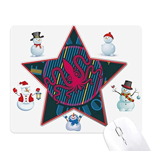 Tapis de souris Pieuvre multicouleur 18x22 cm